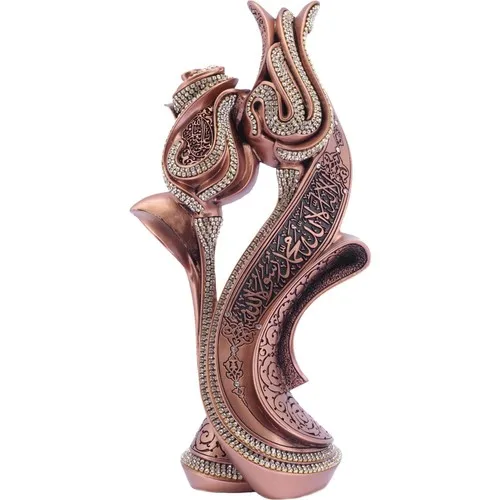 Tulip Rose Boytu Large Size Copper Sculpture Hand Art