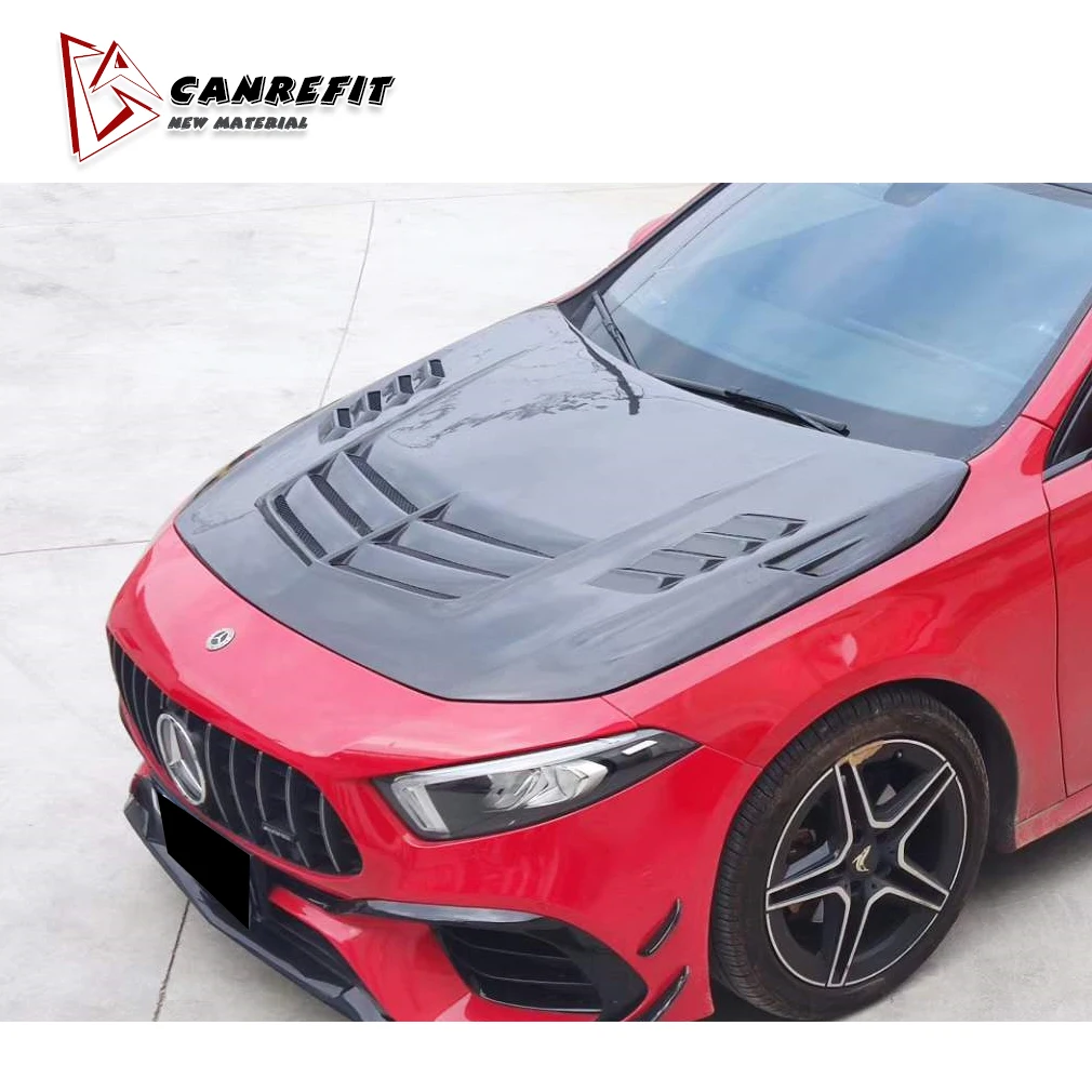 W176 W177 A45 for Mercedes-Benz Class A carbon fiber hood a180 A200 A250 a260 2013-2022