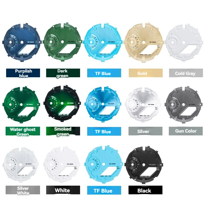 GA2100 GA2110 metal Surface Dial Modified dial sun pattern Matte Lacquer For Casio G-SHOCK GA-2100 GA-2110 Watch accessories