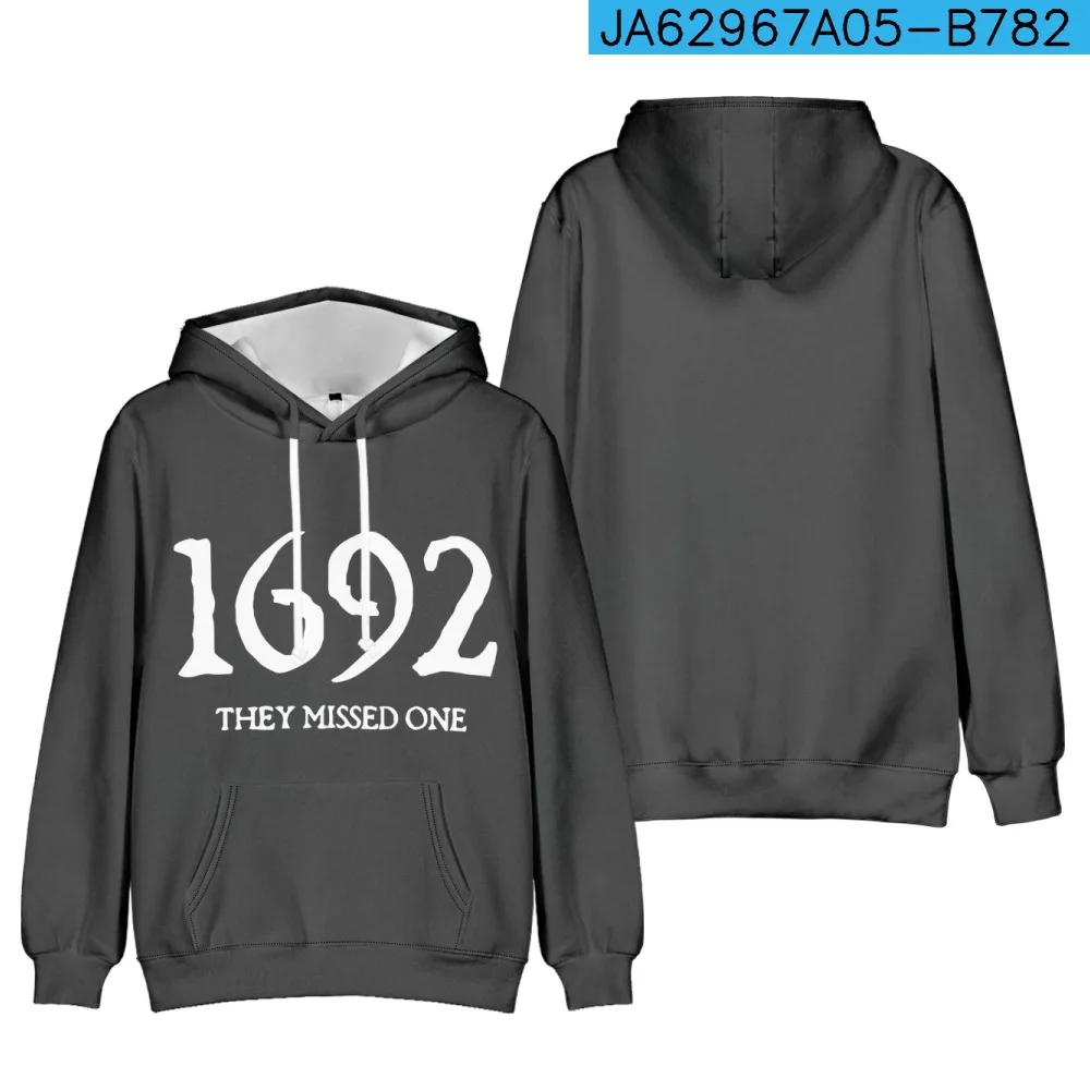 2024 New 1692 They Missed One 3D Print Hoodies Men/women Fashion Hip Hop Harajuku Men's Hoodies Sweatshirt Casual Clothes