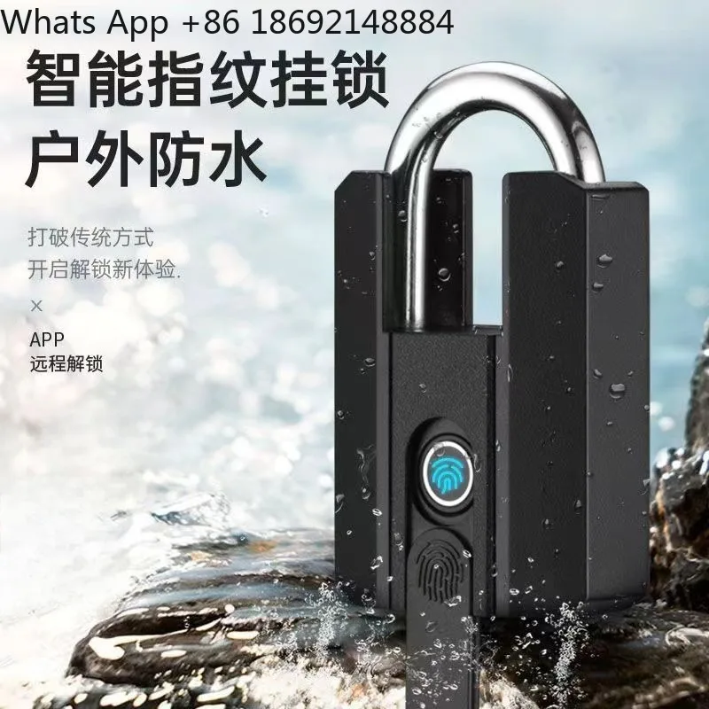

Водонепроницаемый умный замок с функцией распознавания отпечатков пальцев, блокировка ящика по Bluetooth через мобильный телефон