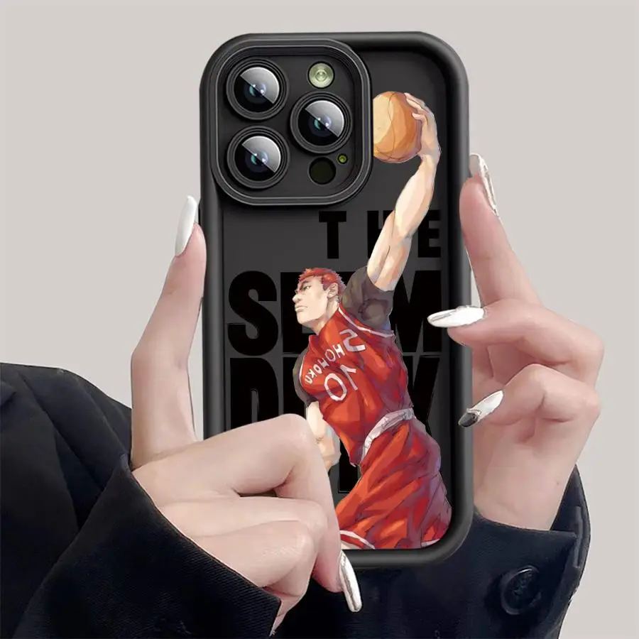 Japan Comic Slam Dunk Cover Phone Case for Apple iPhone 13 15 16 Pro Max 14 13 Pro 11 12 14Plus 15Plus Soft TPU image 6