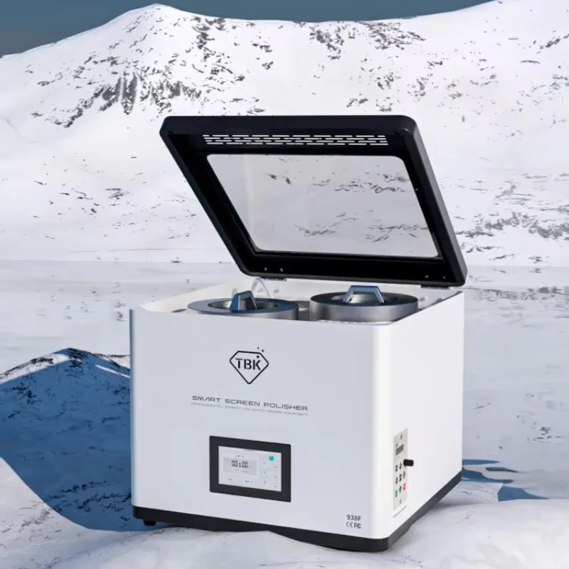 

Уникальная настольная мини-двойная рабочая станция, полировальная машина Tbk Machine TBK938F, инструменты для ремонта экрана телефона