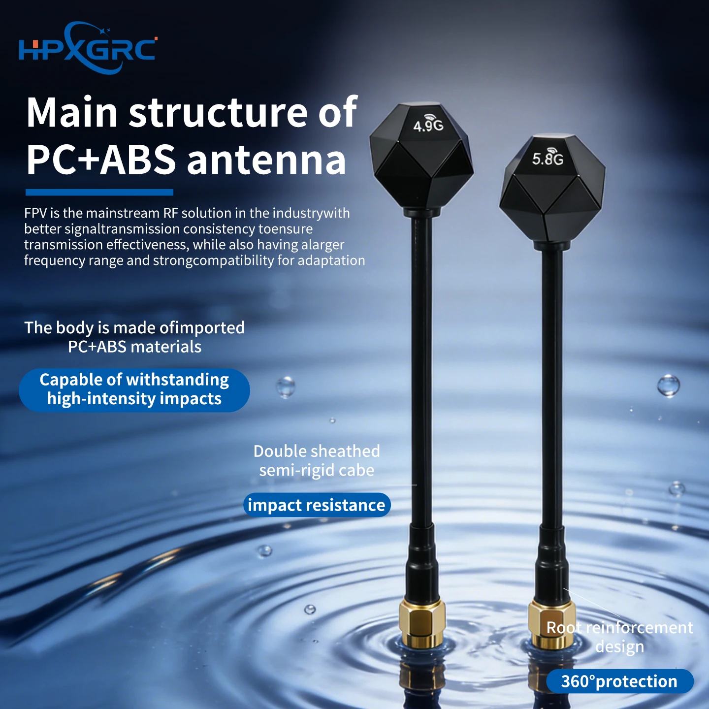 Antena HPXGRC 3.3G / 4.9GHz 5. – Drone Rc Frequency recenzja i cena