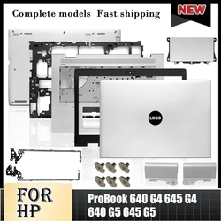 NEW For HP ProBook 640 G4 645 G4 640 G5 645 G5 Laptop LCD Back Cover Front Bezel Hinges Palmrest Bottom Case 640 G4 14.4 In