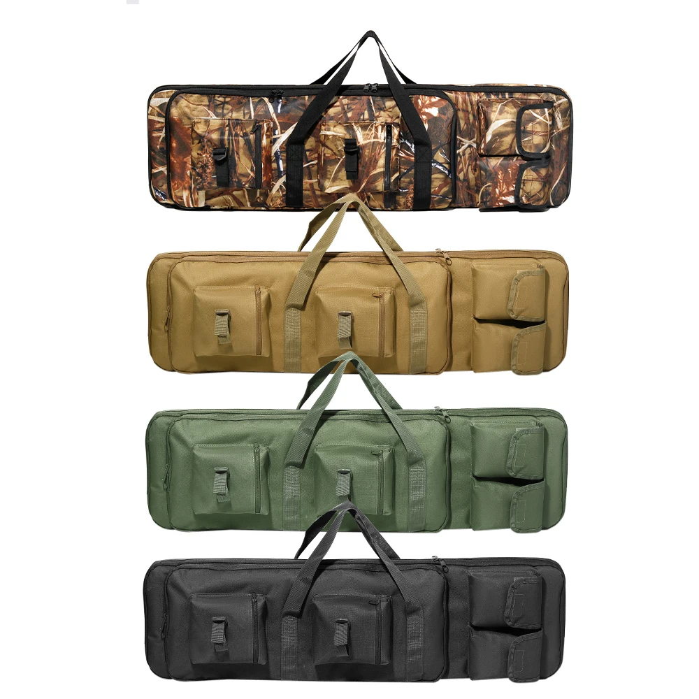 94cm 120cm Doppel-Langwaffentasche Weiche Gewehrtasche Gewehr-Rucksack Schießtasche Schultertasche für Jagdzubehör – Detail 2