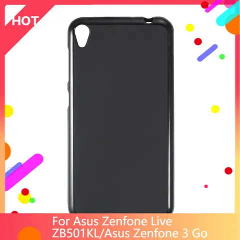 Zenfone Live ZB501KL Case Matte Soft Silicone TPU Back Cover For Asus Zenfone 3 Go Phone Case Slim shockproof