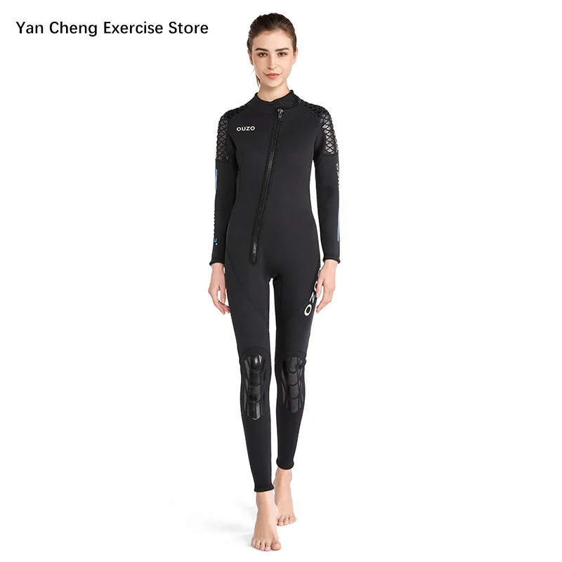 

Full Swimsuit For Women 3mm Long Sleeve Bathing Suit For Kayak Surfing Diving Swimming Lady's Beach Swimsuit Skin Scuba 2023