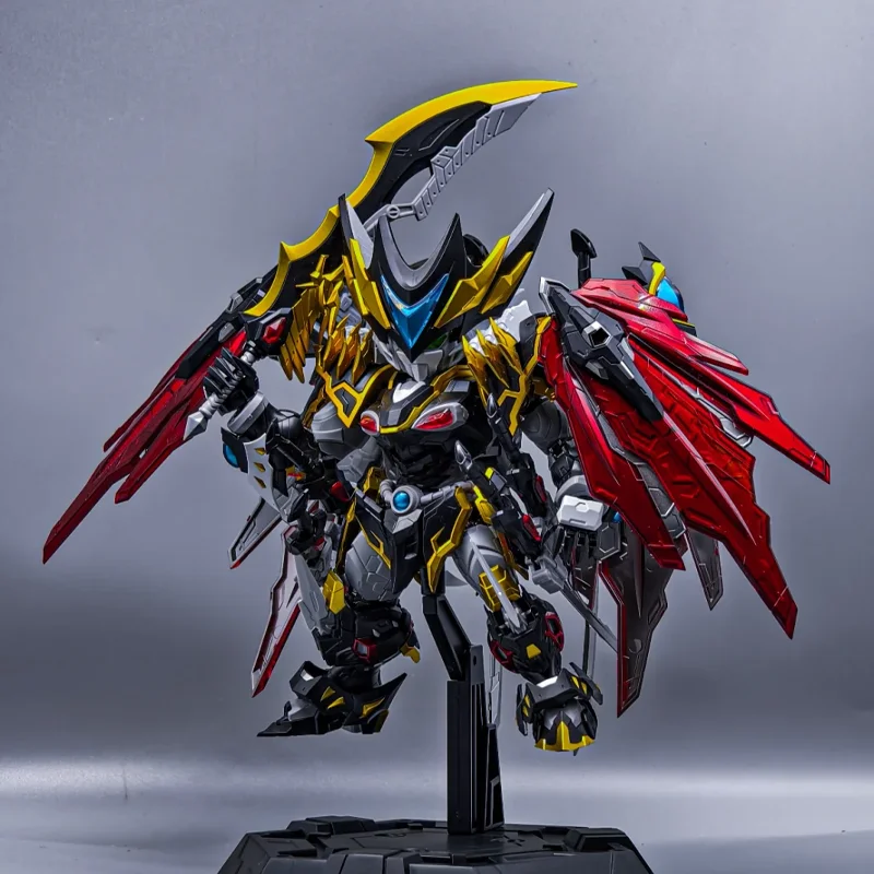 Zestaw do składania: silnik jądrowy, wersja Q, rama ze stopu Gan Jiang z elementami, podstawa ekspozycyjna, figurki akcji, zabawka edukacyjna dla dzieci.