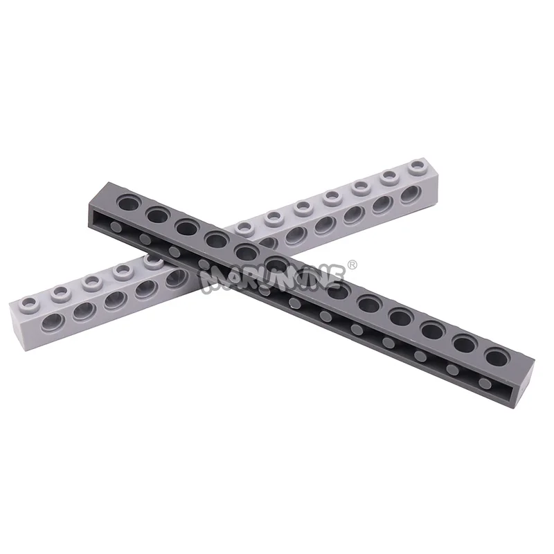 Marumine-piezas de ladrillo 1x14 con 13 agujeros, bloque de construcción MOC Compatible con Robot 32018, modelo de construcción clásico, accesorio DIY, 5 uds.