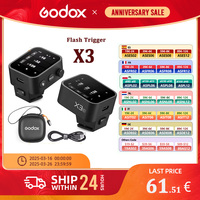 Godox X3 TTL HSS 2.4G Wireless Flash Trigger OLED Touch Screen Transmitter Quick Charge for Canon Nikon Sony Fujifilm