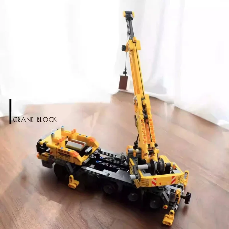 Compatible MOC Sets Technology Series Building Blocks City Mobile Construction Crane Children's Toys Assembling Gift 60409