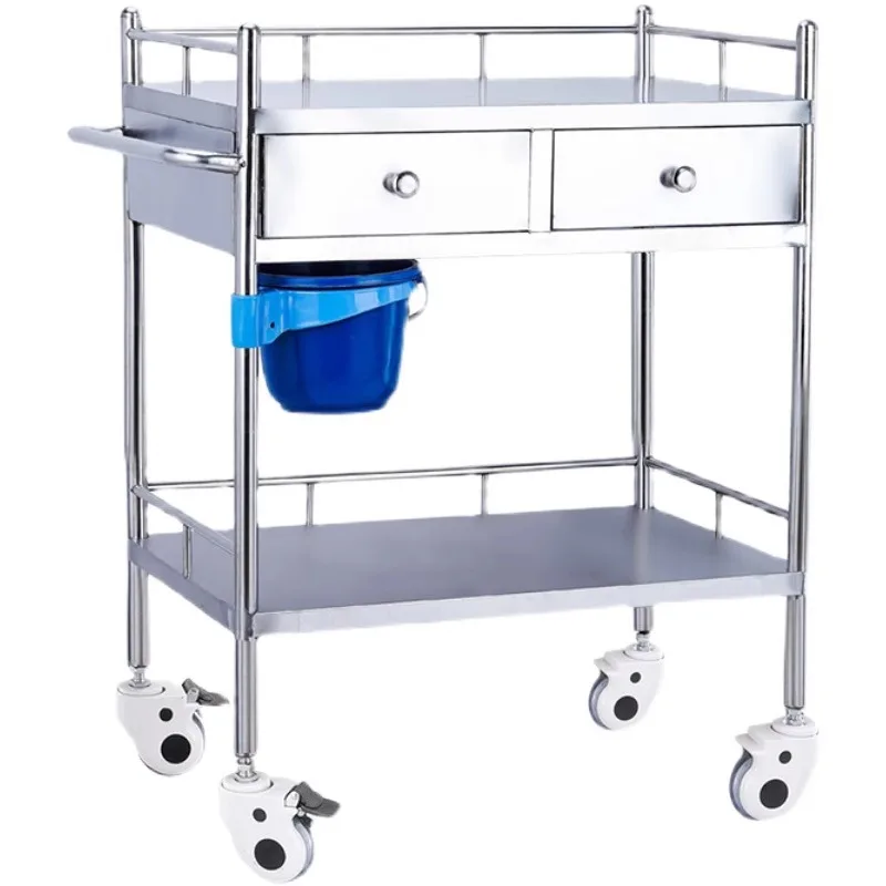

Modern Durable 304 Stainless Steel Hospital Treatment Vehicle