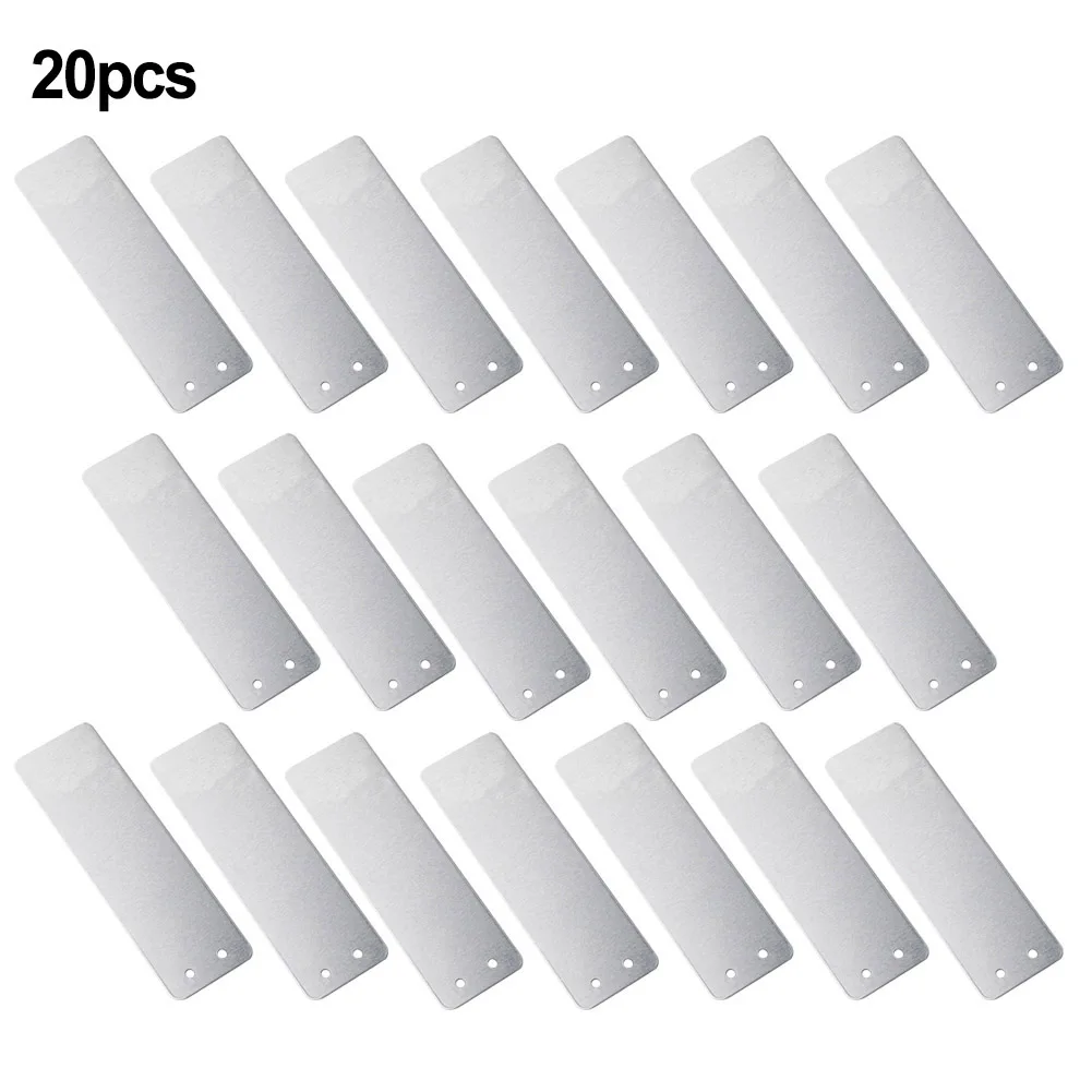 50 Pcs Double Sided Aluminum Plant Labels Durable Tree ID Tags Write On Metal Labels For Garden Waterproof And UV Resistant