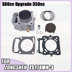 OTOM Motorcycle 77mm Cylinder Kit For ZONGSHEN ZS174MN-3 CBS300 CBS350 Engine Parts Air Cylinder Block Piston Ring Gasket Set