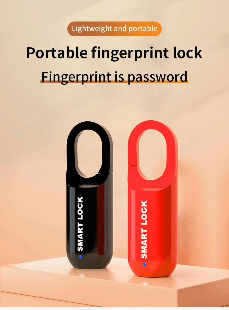 Замок ящика с отпечатками пальцев, замок с отпечатками пальцев, защита от кражи, USB перезаряжаемый замок с отпечатком пальца для багажа, замок с отпечатком пальца