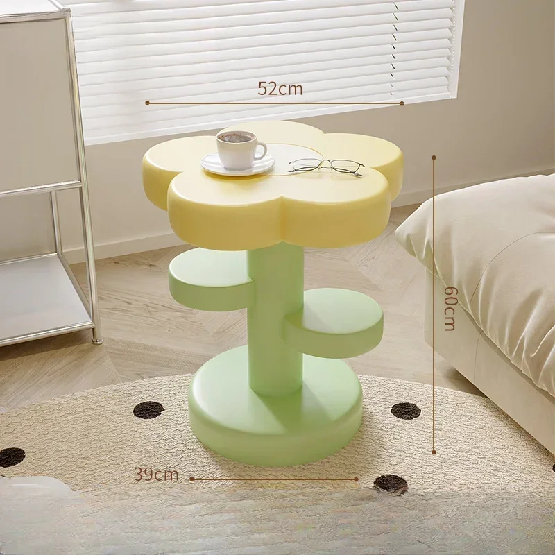 Pretty Bed Side Table Bedroom Living Room Tea Table Library Bedside Coffee Table Children Garden Furniture