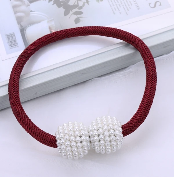 1/2PCS Parel Magnetische Gordijn Clip Gordijn Houders Tie Terug Gesp Clips Opknoping Bal Gesp Tie Terug Gordijn decor Accessoires