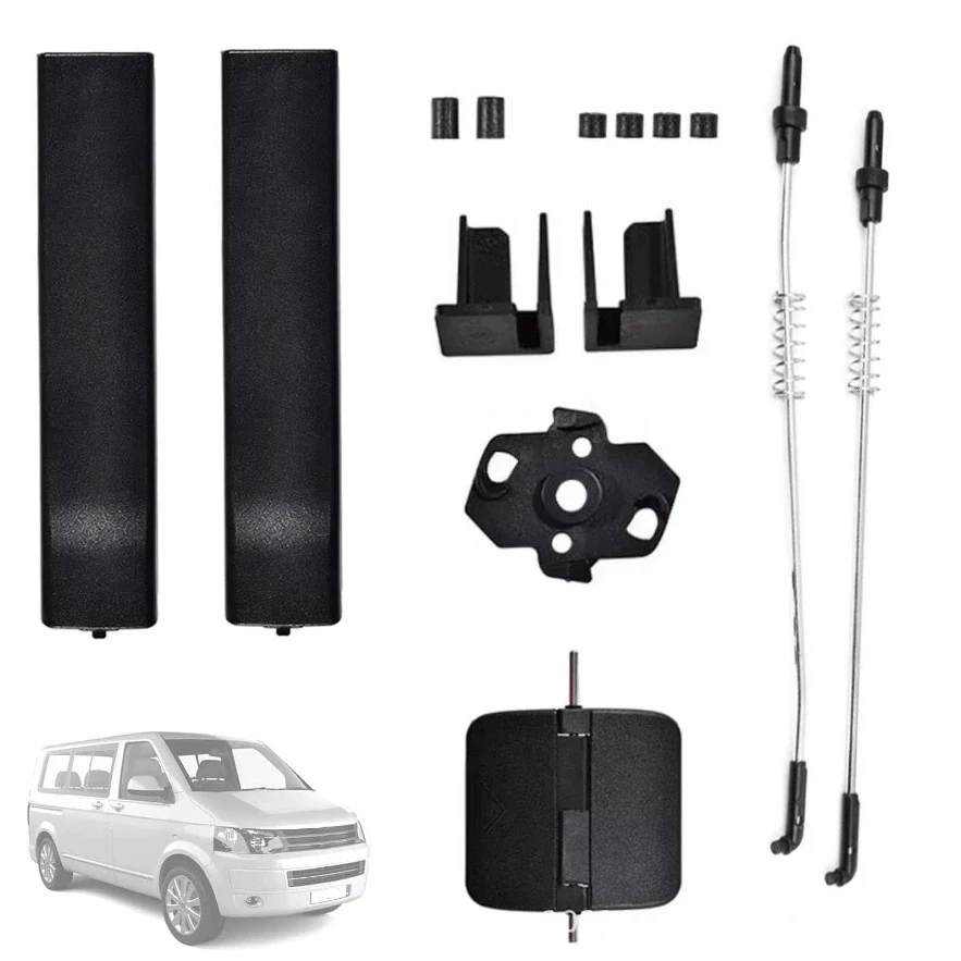 

7H0847781B For VW Transporter Multivan Caravelle T5 T6 7H0847788A 7H0847785 Car Side Sliding Window Latch Cover Set Repair Kits