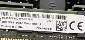 

Для Micron 8 ГБ DDR4 3200 PC4-25600 ECC RDIMM серверная память ОЗУ MTA9ADF1G72PZ-3G2E1