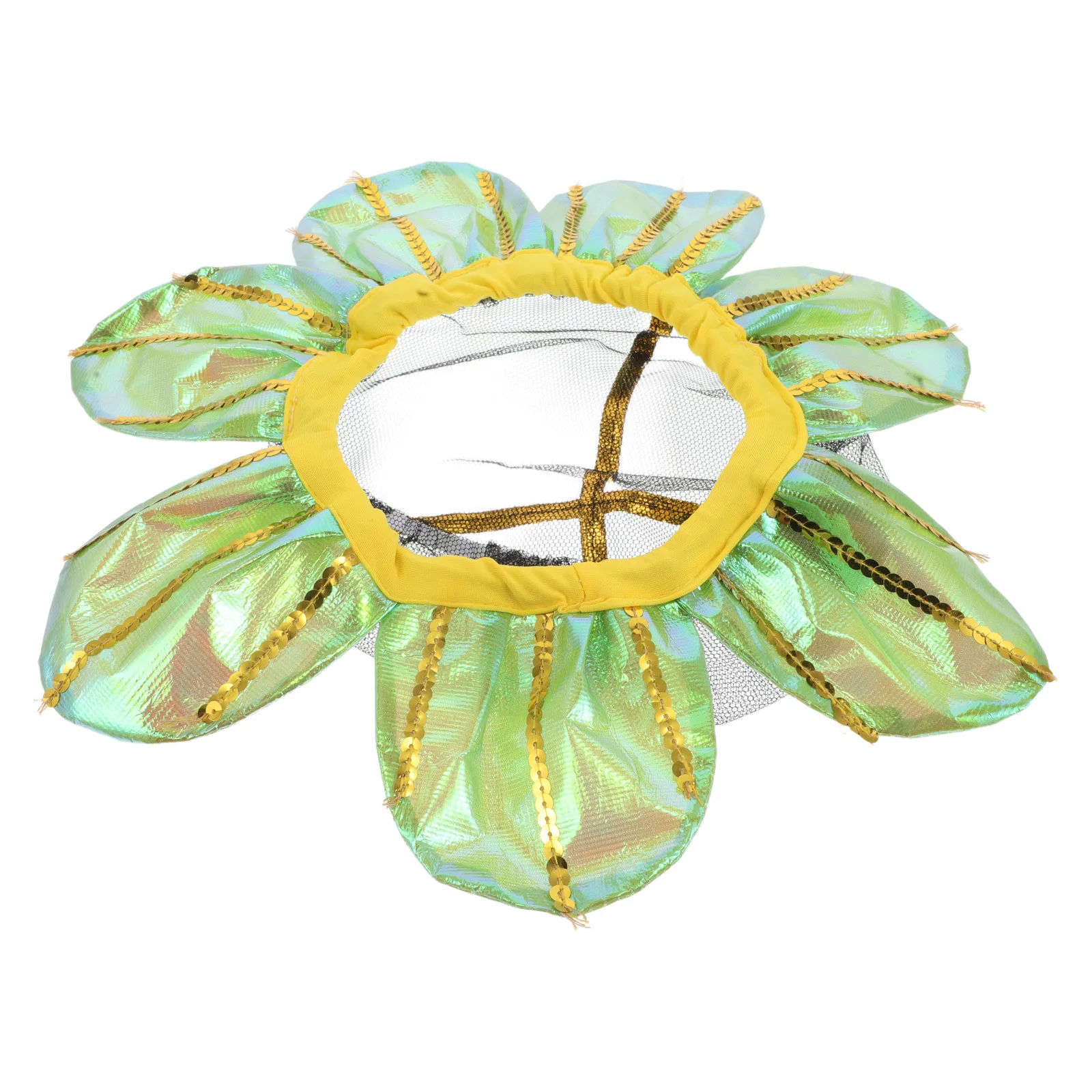 Sunflower Headgear for Children Adorable Flower Costume Accessory Lightweight Soft Fit Perfect for Kindergarten Sports Meet
