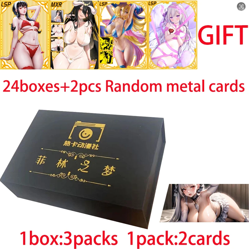 

2024 Whlesale 24boxes Goddess Story Cards film dream Anime Girls Swimsuit Bikini Feast Booster Box Game Toys And Hobbies Gift