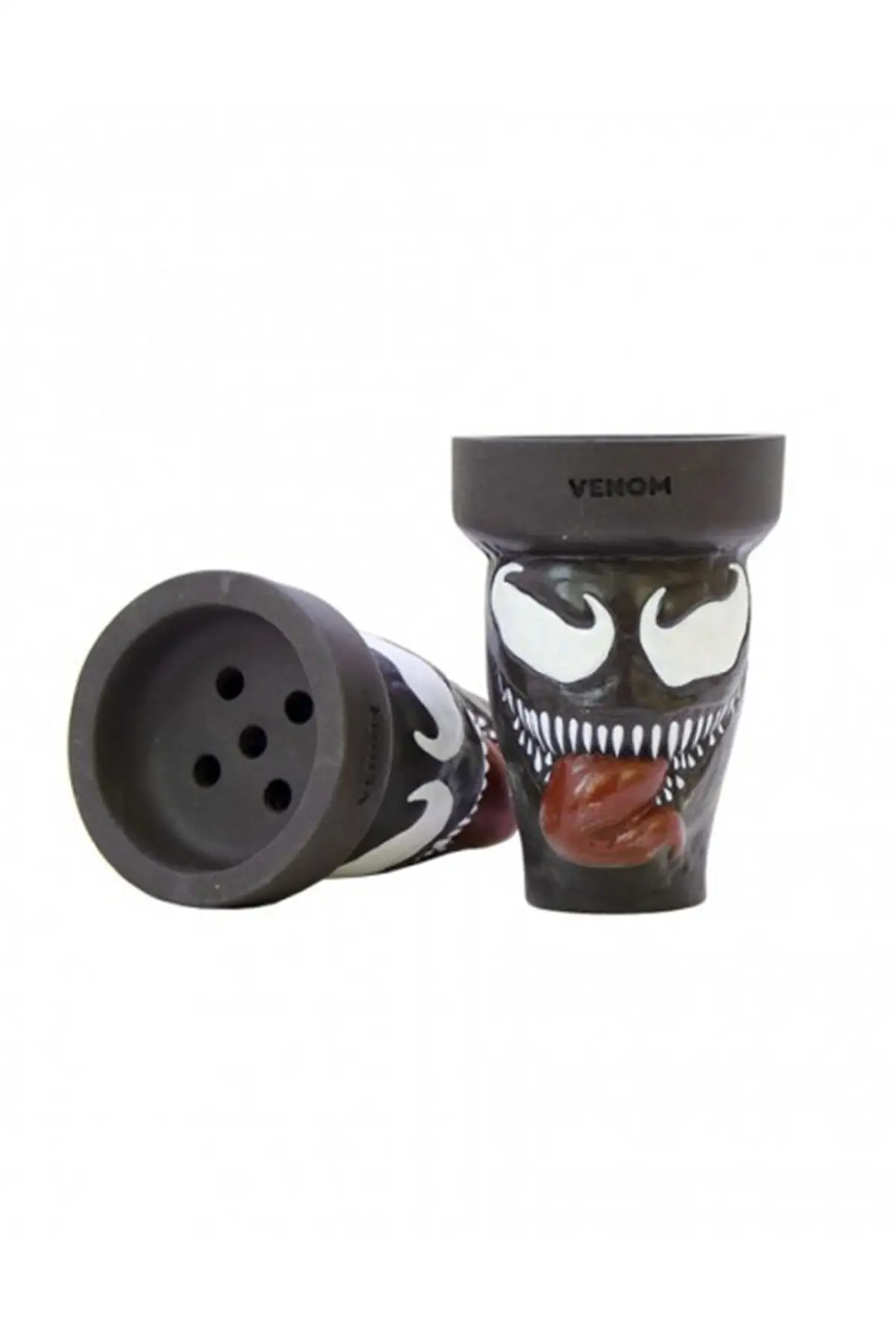 Orjinal Kong Bowl Venom Hookah Lülesi Hookah Quality Material Charcoal Aroma Bottle Bowl Cafe Shisha