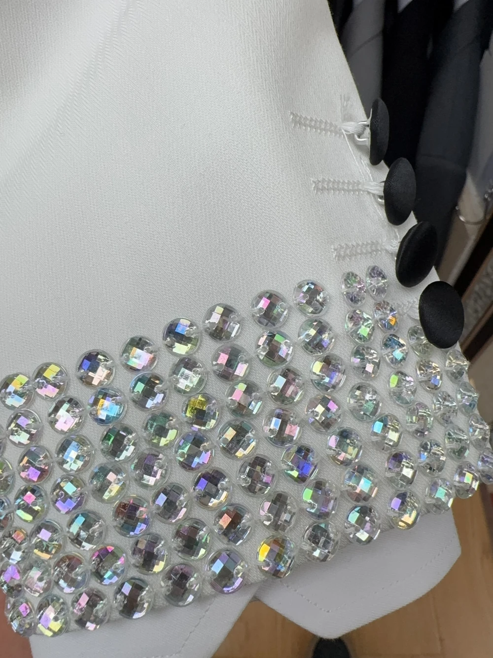 Celebrity Peak Revers Herenpak Uitverkoop Double Breasted Party Glanzende Jas Broek Bruidegom Dragen Nieuwe Collectie Elegante Dansset