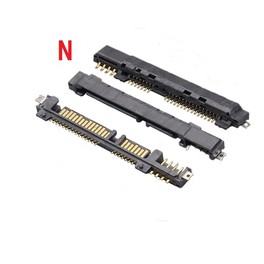 NEUE DIY SATA Interface Steckdose SSD Solid State Drive Sitz 4P + 7P + 15P 26P männlichen Sata Stecker