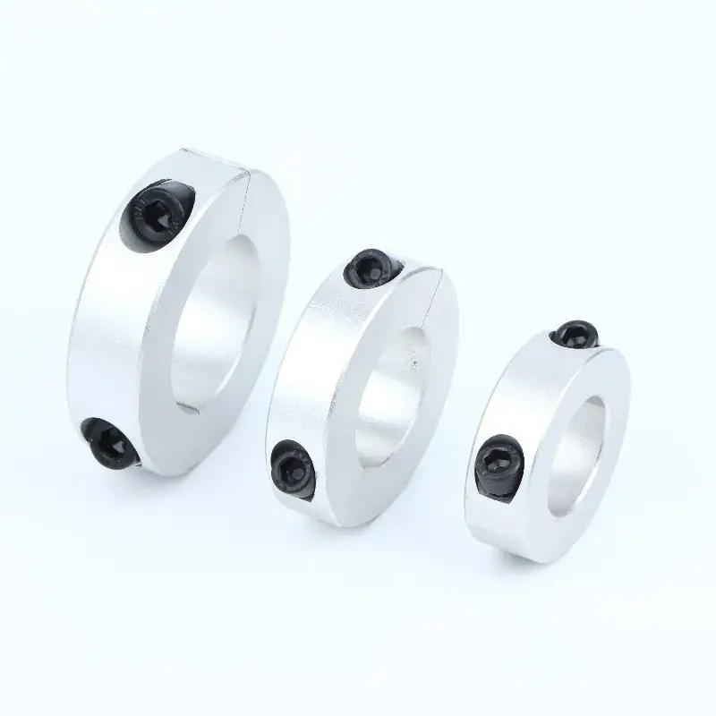 6/8/10/16/22/28/32/40mm Aluminum Split Shaft Collar With Precise Positioning Corrosion Resistant For Industrial Automation