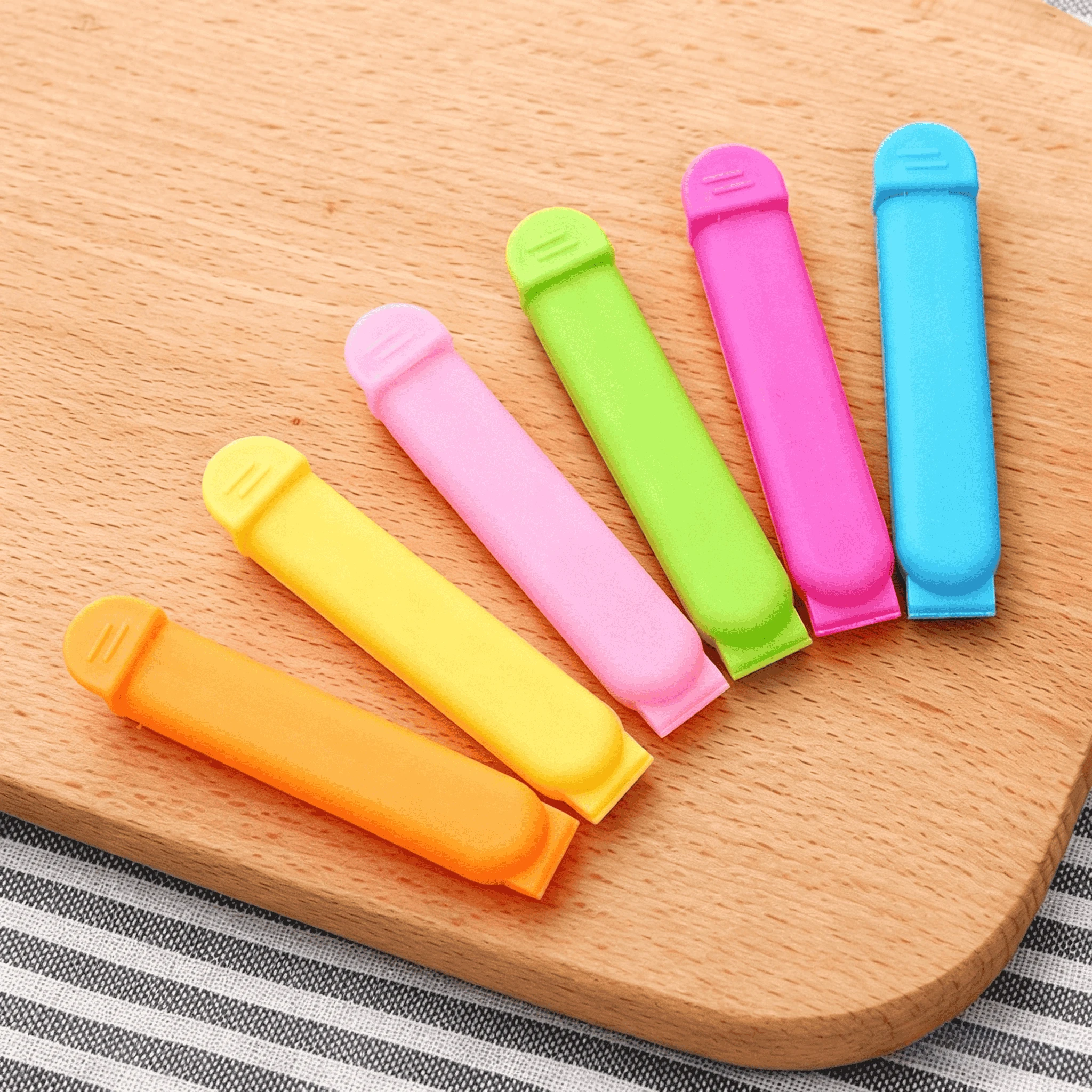 Kunststoff-Chipclips für Lebensmittelverpackungen, Verschlussclips für Snack-Aufbewahrung, Küche und Haushalt, Hält Kaffee, Brot, Kekse Frisch.