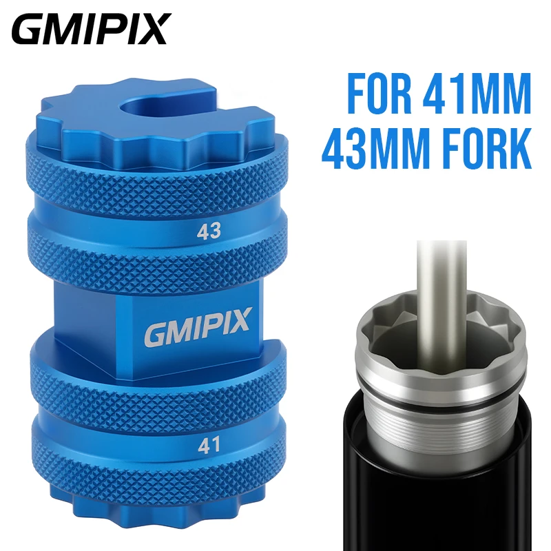 

GMIPIX Fork Rod Guide Removal Wrench 41mm/43mm BPF Fork Inner Tube Remover Motorcycle Tool