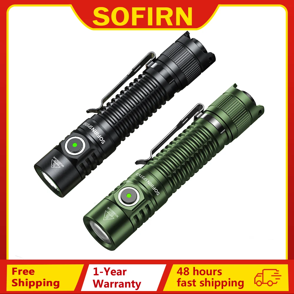 yZ[zSofirn-USB C[dLEDpd,fAXCb`tv,sp31,v3.0,sst40,519a,2000lm, 18650