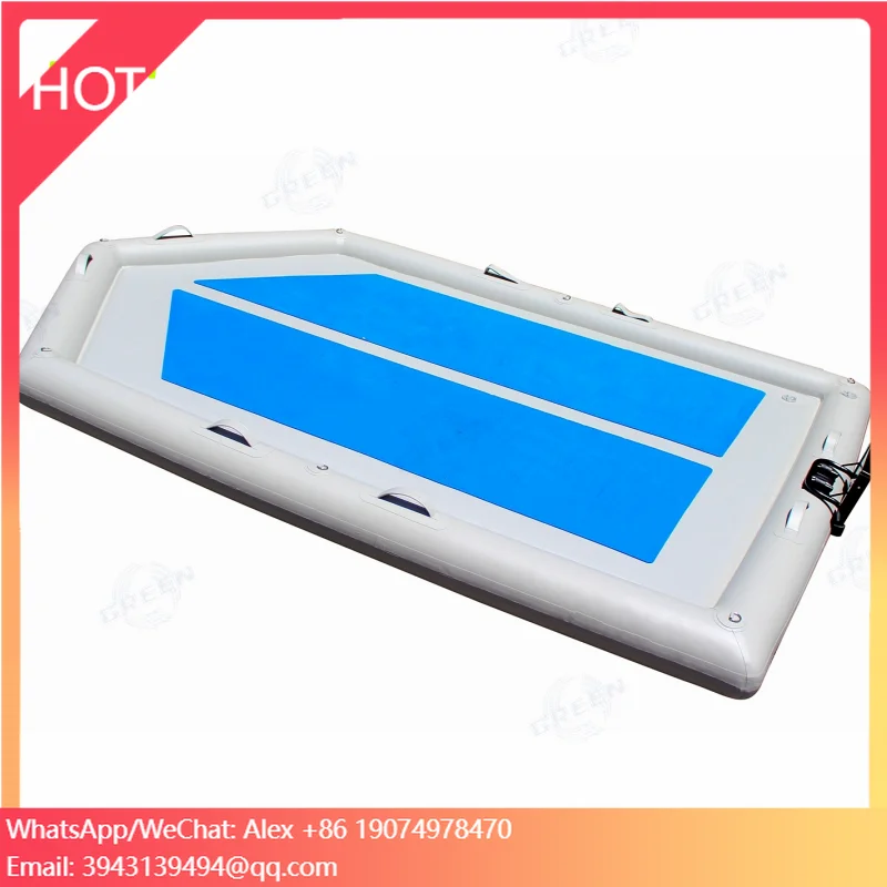 

Надувная плавучая платформа-понтон Green Water Yacht Air Mat Island для плавания и отдыха