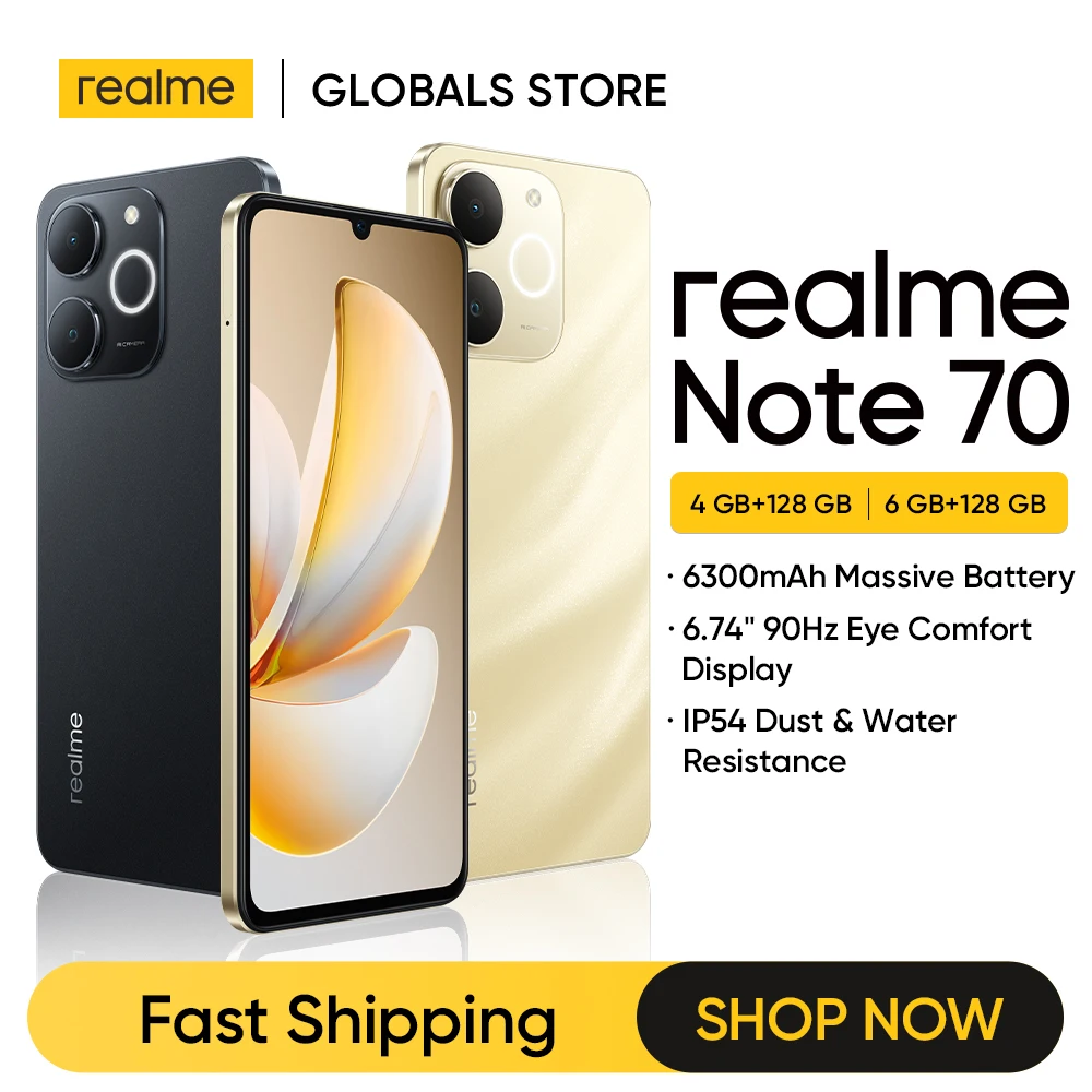 realme Note 70 Smartphone 6300mAh
