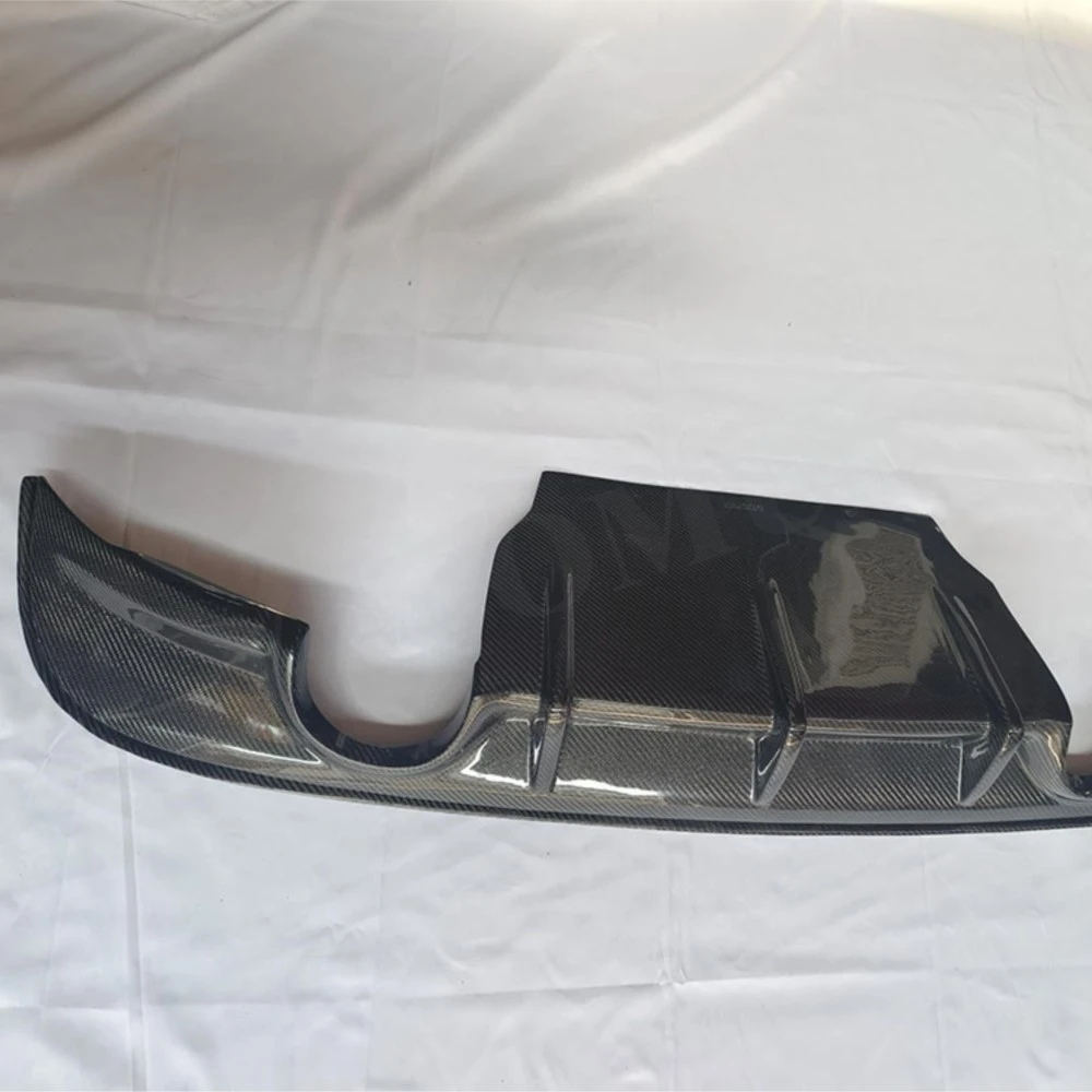 VACOMUL Carbon Fiber Rear Bumper Lip Diffuser For Jaguar XE Sedan 4-Door 2015 2016 2017 Car FRP Bumper Apron Guard Plate