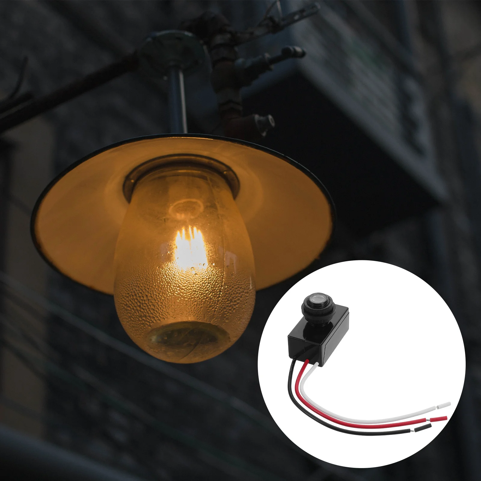 

Photoelectric Light Switch 12V-48V Dc Dusk To Dawn Sensor For Outdoor Street Garden Lamp Lighting Control Waterproof