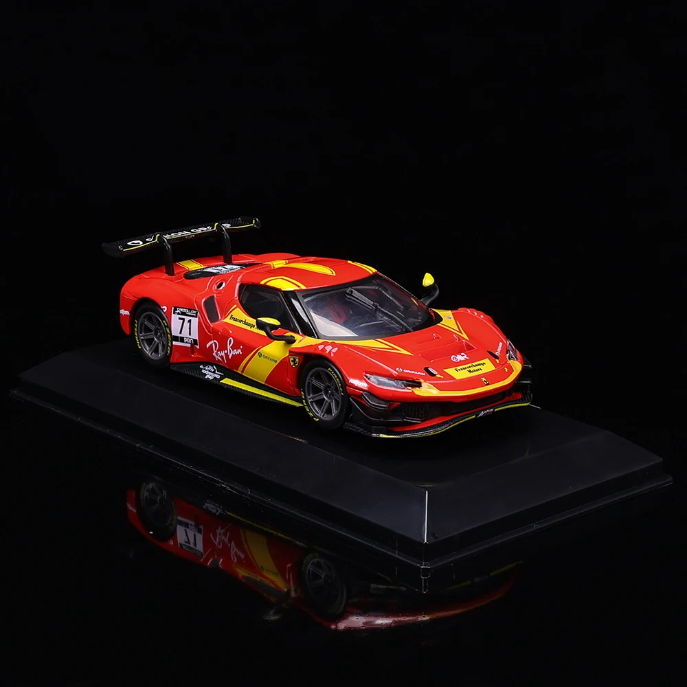 Bburago 1:43 Ferrari 296 gt3 2022 250 312p 812 488 racing model simulation car model alloy car toy male collection gift