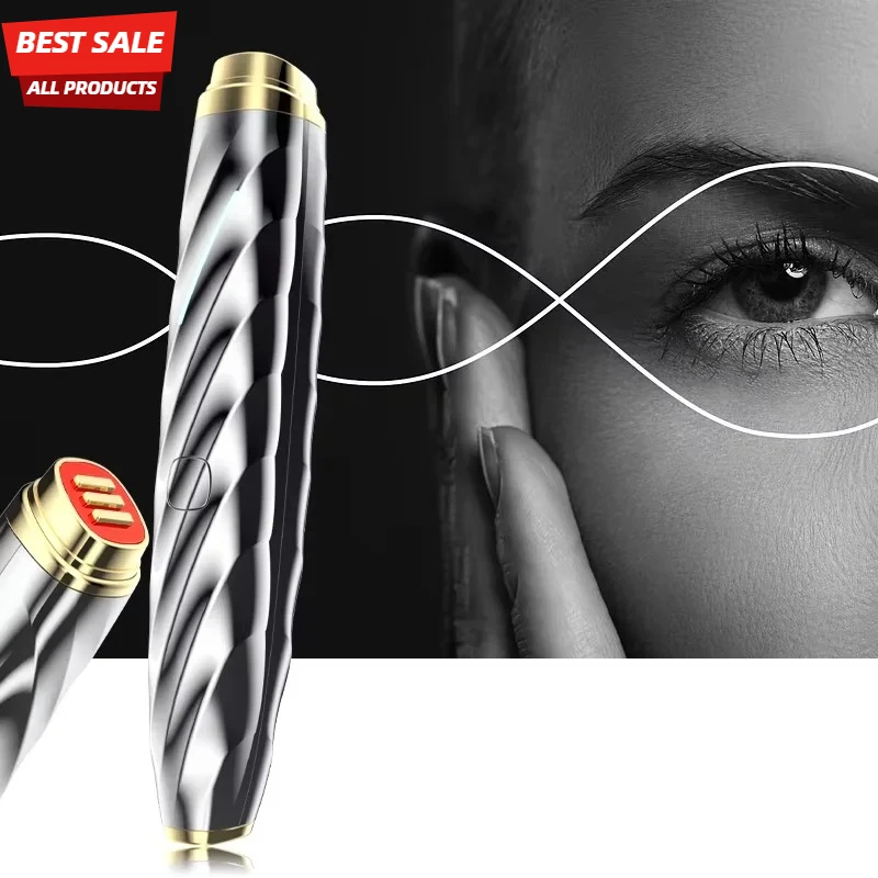 Red Light Eye Beauty Instrument Dark Circle Eye Cream Introduction Vibration Hot Compress Massage Stick Eye Beauty Instrument