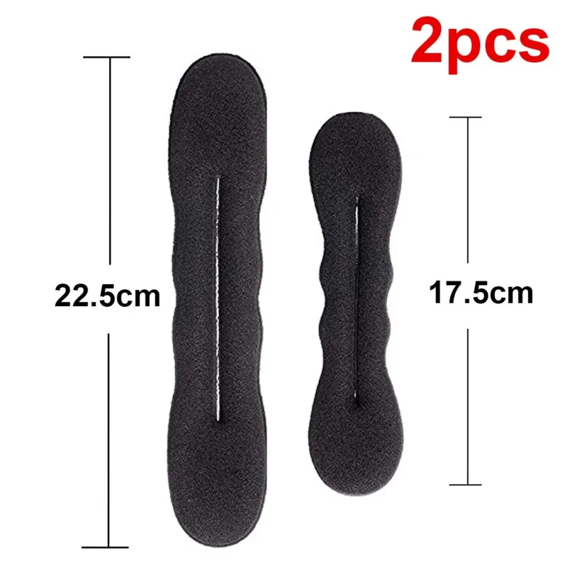 الإسفنج البلاستيك حلقة مجعد صانع الشعر Scrunchie عقال تويست كعكة دونات بكرة الشعر العصابات الشعر أدوات تصفيفة الشعر