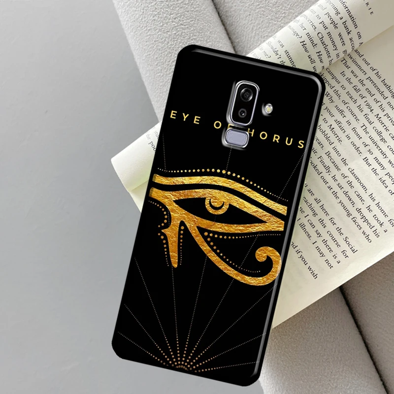 Sacred Eye of Horus Egypt Fresco Case For Samsung Galaxy J3 J5 J7 2017 J1 A3 A5 2016 A6 A8 A7 A9 J8 2018 J6 J4 Plus Cover