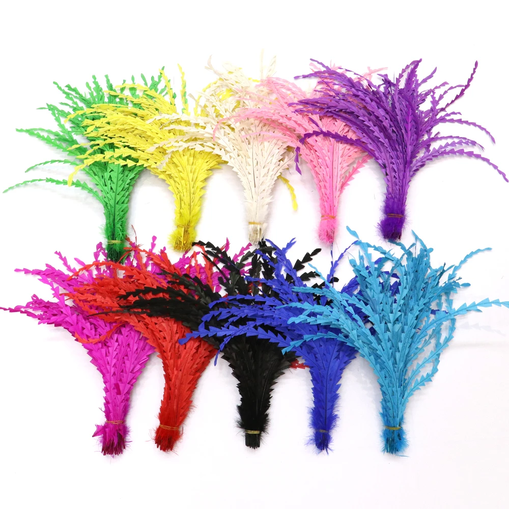 Multicolor Natural Chicken Rooster feather Party Headdress Decoration Pheasant Feathers for Crafts Jewelry Making 10 Pcs