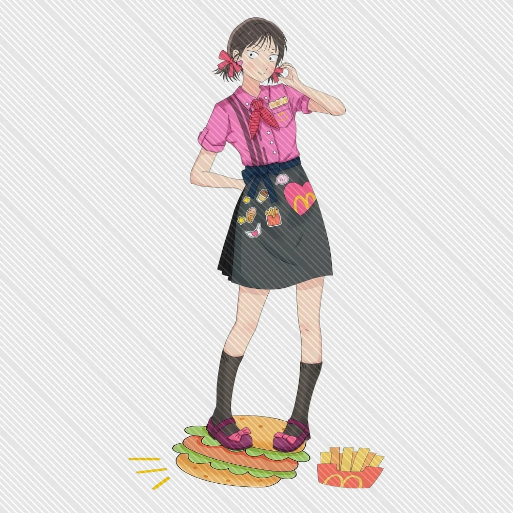 Skip and Loafer Acrylic Keychain Stand Model