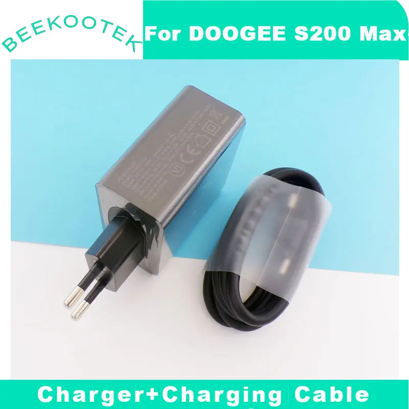 

Новое оригинальное зарядное устройство DOOGEE S200 Max, официальный USB-кабель для быстрой зарядки, адаптер для зарядного устройства для смартфона DOOGEE S200 Max