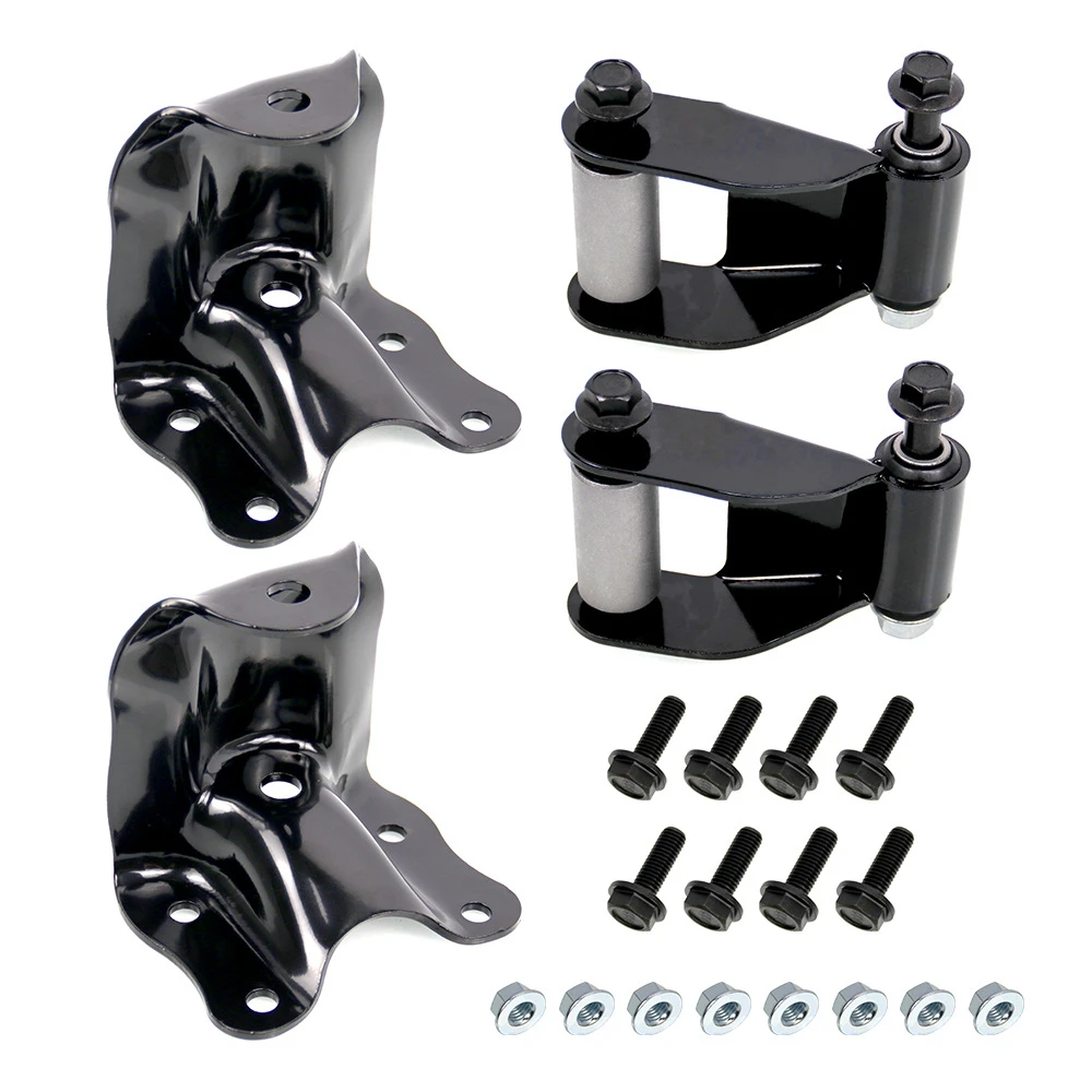 Rear Leaf Spring Shackle Hanger Bracket Kit For Ford Ranger 1986-2011 For Mazda B2300 B3000 B400 B2500 1994-2001 722-001 722-010