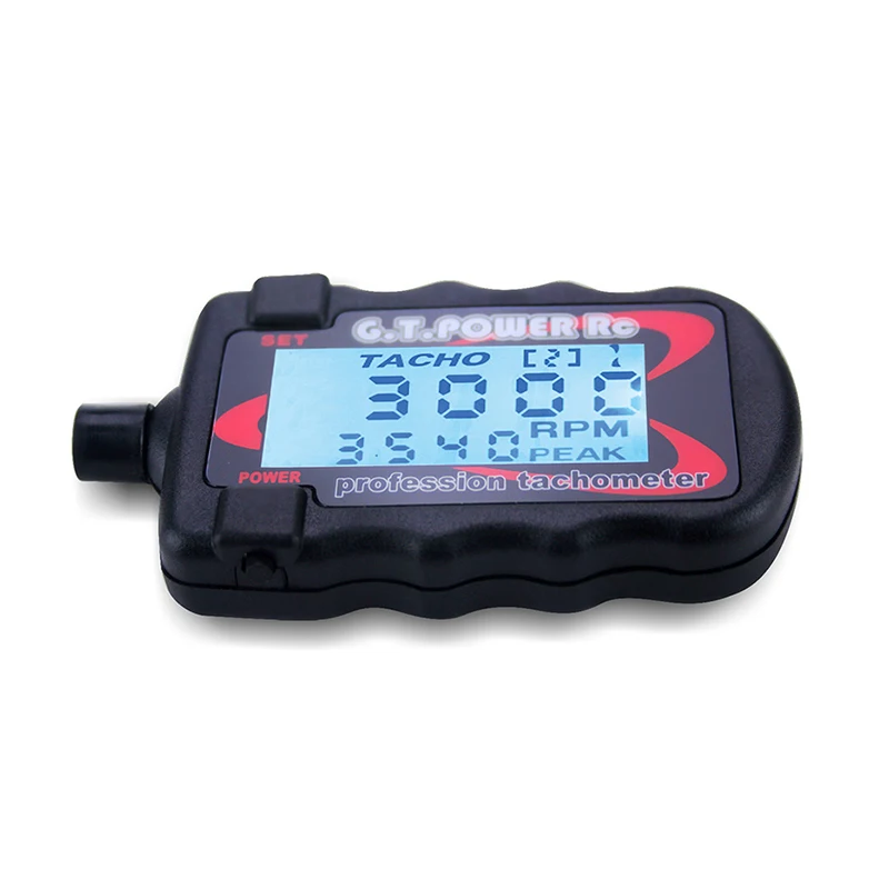 G.T.POWER tachometer / speedometer / measurable  2-9 blades propeller rpm speed paddle speed non-contact