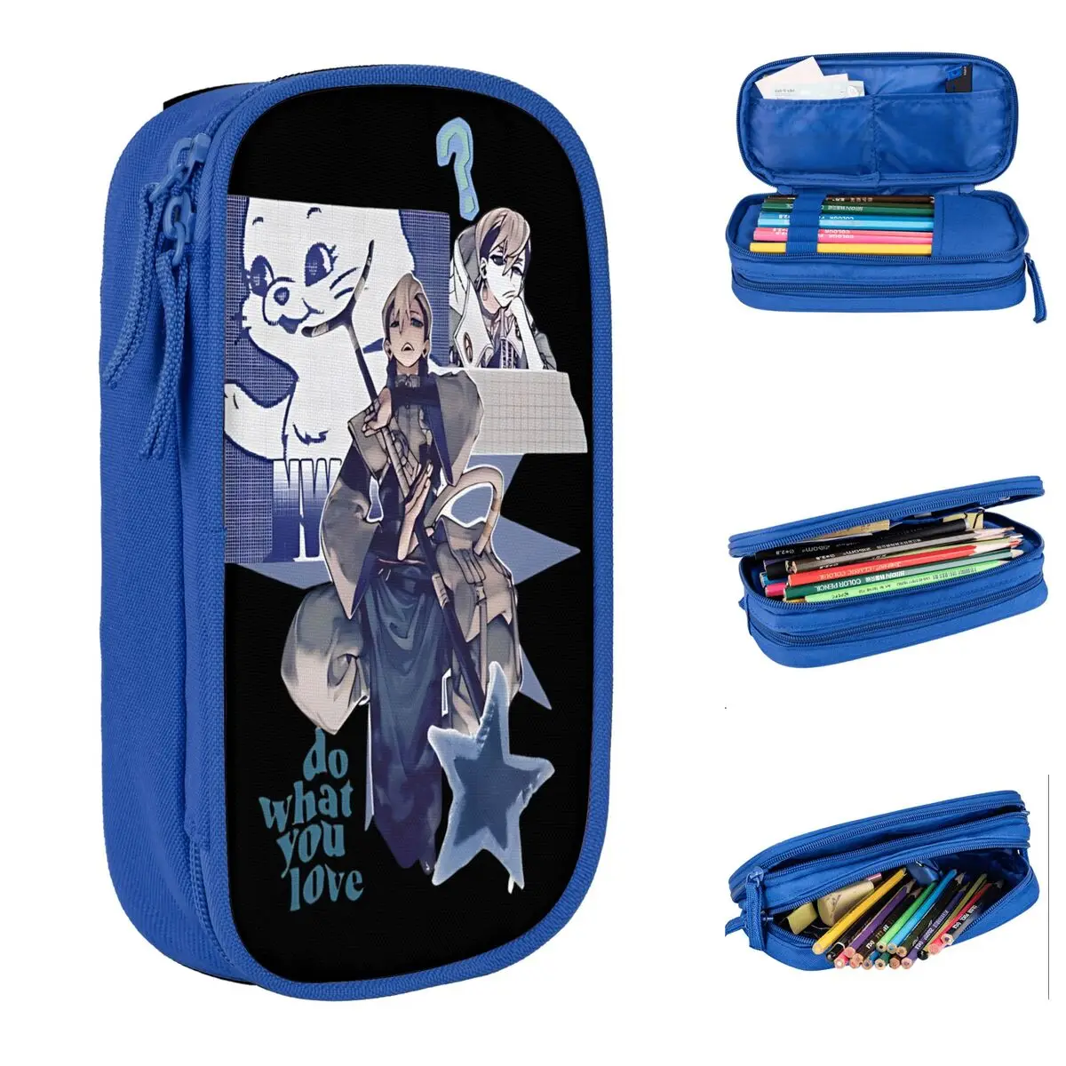 Zanka Nijik Gachiakuta Anime Etuis Leuke pennenzak Kinderen Grote capaciteit Schoolbenodigdheden Cosmetische etuis