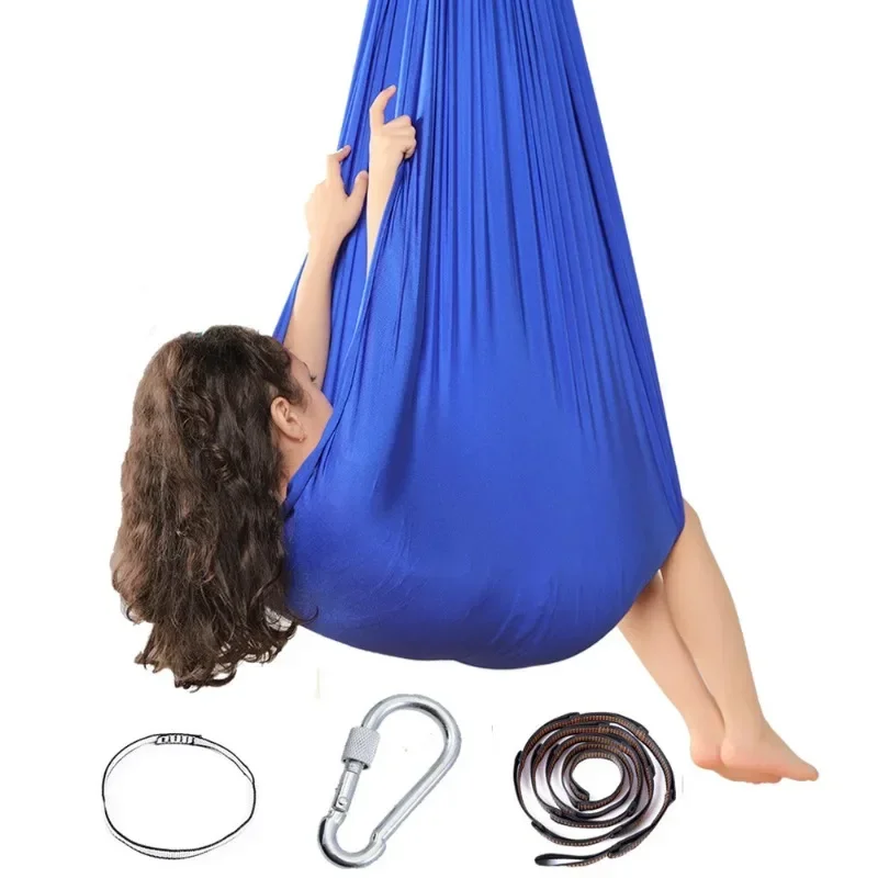 1*2.8m GYM Home Fitness Nylon Aerial Yoga Hammock Anti-Gravity Swing Pilates Yoga Belt Body Building Shaping 16 Colors