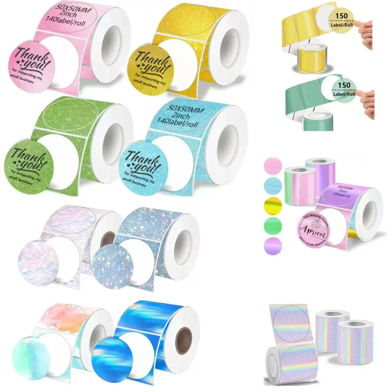 

Для Phomemo M110/M220/M200 Marklife P50, QLabel E210 Clabel 221B термопринтер белая и цветная термонаклейка этикетка