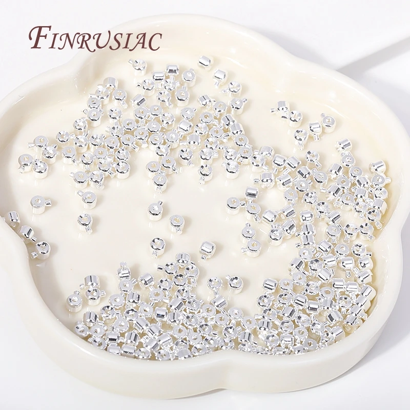 18K vergoldete Quetschperlen, Crimpperlen für Schmuck, Crimp-Endperlen, Zubehör für Schmuck, DIY-Zubehör, Großhandel – Detail 23